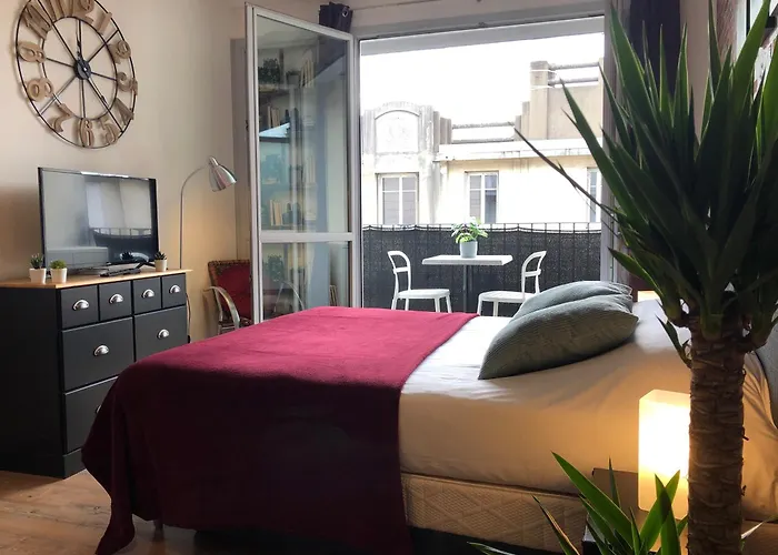 Studio Avec Balcon & Parking Gratuit - Tours Gare